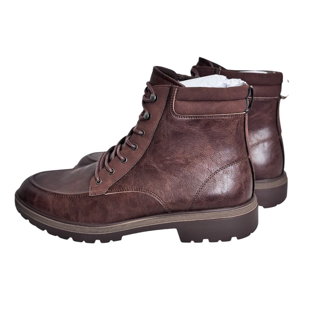 Dr Scholl’s Mens Grayton Dark Brown Mid Shaft Lace Up Boot Size 12 M NEW - Picture 10 of 10